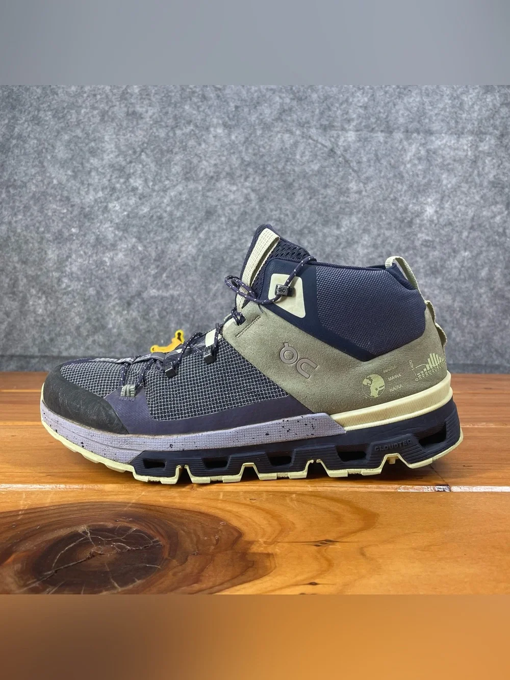 On Running Cloudtrax Womens Size 9 Reseda Lavender Mid Hiking Shoes 53.99053